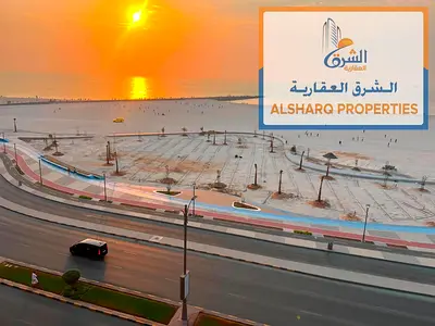 كورنيش عجمان , غرفتان نوم وصالة , اطلالة بحرية رائعة