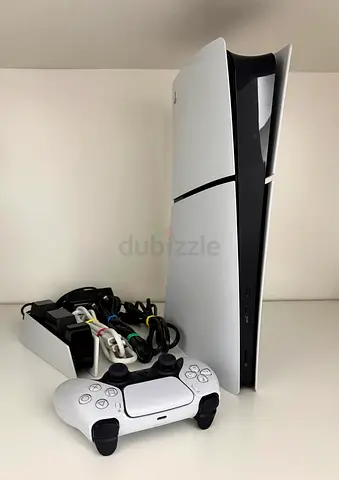 Playstation 5 Slim UAE edition with controller and charging station