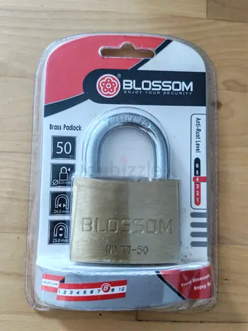 Blossom Brass Padlock 50mm - New in Packaging