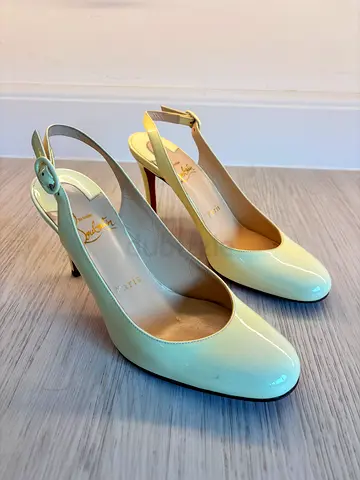 Christian Louboutin Patent Slingback Heels – Size 35