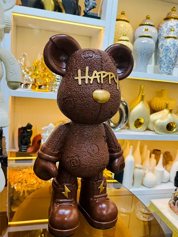 Decorative 'Happy' Teddy Bear - Large