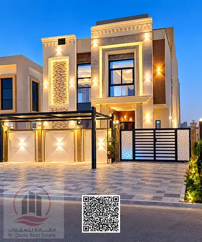 فيلا للبيع شامل رسوم التسجيل بعجمان الحليو 6 غرف ماستر ومجلس وصالة و غرفة خادمة  تملك حر لجميع الجنسيات وإمكانية التمويل البنكي