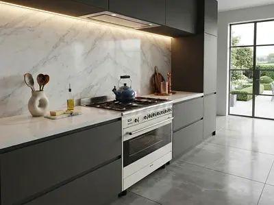 Smeg 90Cm Cream Gas & Electric Cooker With Oven