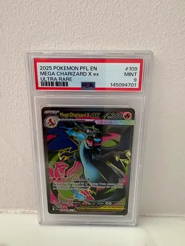 MEGA Charizard X Ex 2025 Pokemon CGC Grade 9