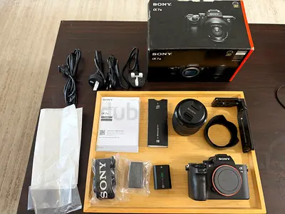 Sony A7 III with lens