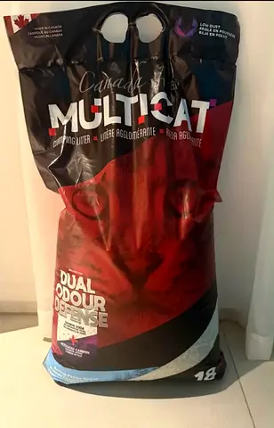 18L Canada Multi-Cat Clumping Cat Litter - Dual Odour Defense