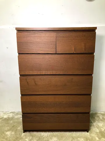 IKEA MALM 6-chest of drawer (80x48x123 cm)
