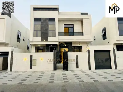 Villa for sale in Ajman | Al Bahia area | 5 master bedrooms, majlis, hall, maid's room | Price includes central air conditioning.