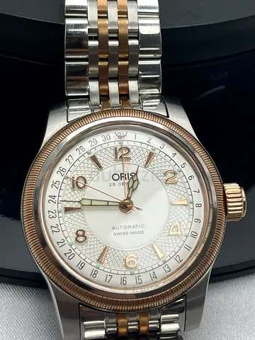 Oris Automatic Swiss Made Two-Tone Men's Watch, 25 Jewels