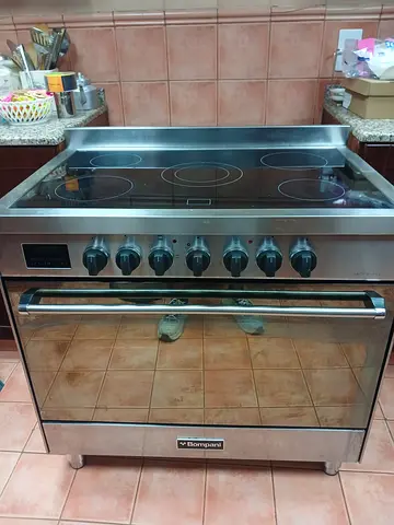 Bompani Stainless Steel Electric Range with Ceramic Hob - Good Condition