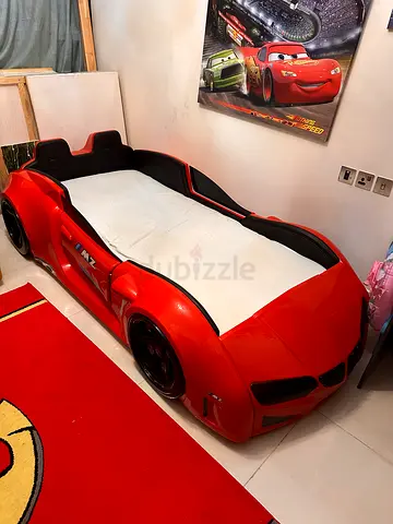 Red Race Car Toddler Bed,desk, bookcase and more