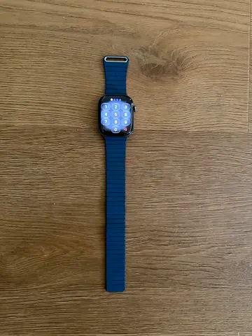 Original Strap Apple Watch Leather Loop Cosmos Blue