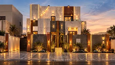 Distinctive Villa for Sale in Al Helio 2 – Ajman | 3 Master Bedrooms | Stone Facade | Freehold for All Nationalities | Fees Included