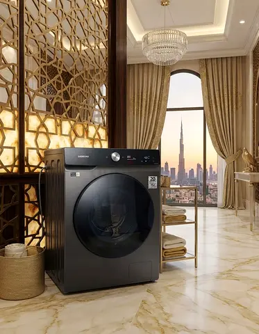Samsung Bespoke Black 11.5kg Washer Dryer – 8kg Dry, 2-in-1 Black Edition