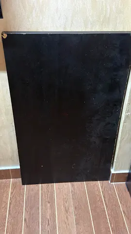 Black Wooden office table / 120x60cm (approx)