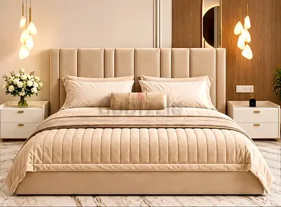 Brand new King size bed frame with Mattress Available