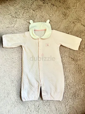Pink Fleece Baby Onesie Romper 0-6 months