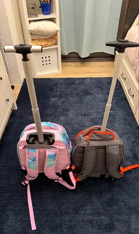 2 High Sierra Rolling Backpacks