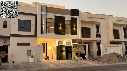 A unique opportunity to own a luxurious villa in Al Helio, Ajman, with high-end finishes and spaces designed for maximum comfort. Luxury Villa for Sa