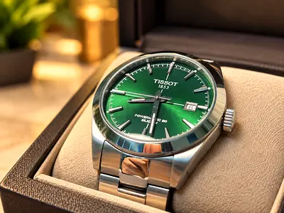 Tissot Gentleman Powermatic 80 Silicium - Green Dial - 40 mm
