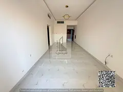 One-bedroom apartment with a living room for rent in Muwaihat 1 for AED 34,000 per year.