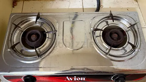 Avion 2-burner Stainless Steel Gas Stove - Used