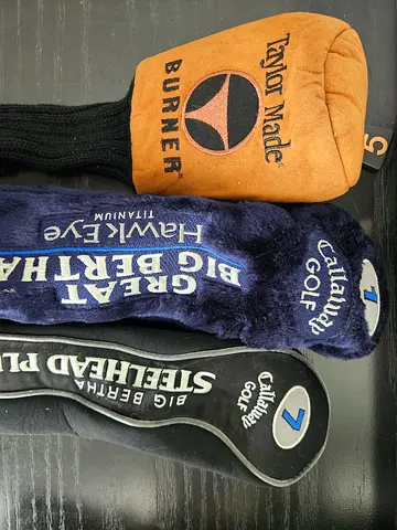 Vintage Golf Headcovers - Callaway Big Bertha & TaylorMade Burner