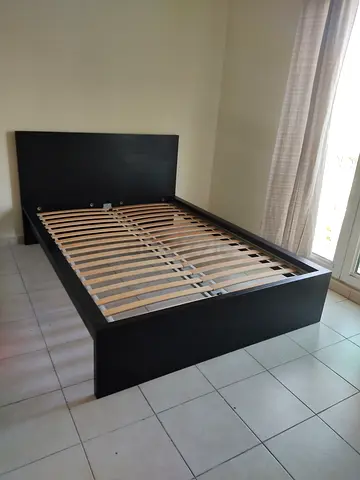 IKEA malam queen‑size bed (160 × 200 cm) with  an IKEA mattress ✨