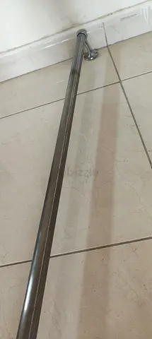 Stainless Steel Wall-Mounted Towel/Clothes Rod - 1.5m (Used) CM 239 STAND size