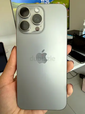 iPhone 15 Pro Max 256GB Natural Titanium - Excellent Condition | 100% Original | Box & Charger