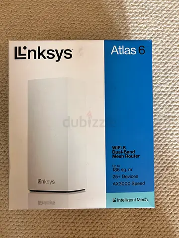 Linksys Atlas 6 AX5300 Dual-Band Mesh WiFi 6 Router - Brand New Box