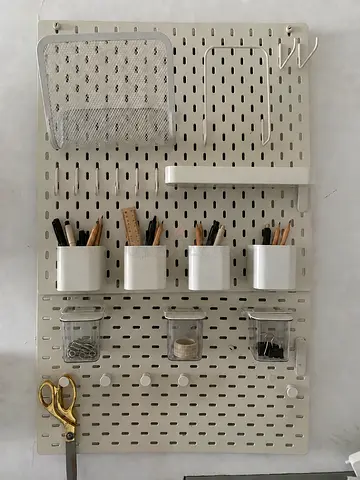 2 IKEA Pegboard with storages