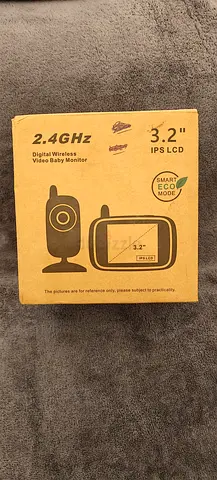 2.4GHz Digital Wireless Video Baby Monitor with 3.2" IPS LCD (New in Box)