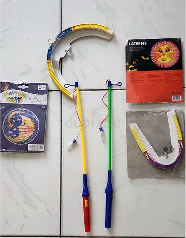 Paper Lanterns and Party Lantern Sticks - Assorted Styles