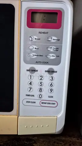 Used Microwave Oven - Working Control Panel, Average Condition