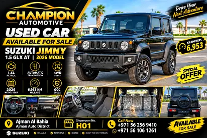 2026 Suzuki Jimny GLX AT GCC Specs