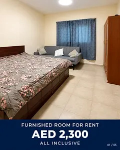 Room for rent all inclusive 2300