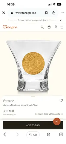 Versace Vase