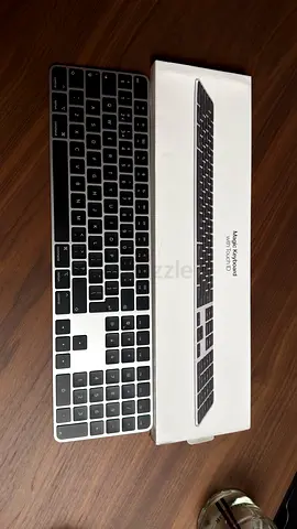 Apple Magic Keyboard with Touch ID and Numeric Keypad, black keys