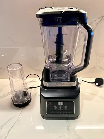 Ninja 2-In-1 Professional Blender, One Touch Blending Programs, 1200W, Black - Excellent Condition