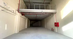 Commercial Showroom for Rent in Al Jurf Industrial 2, Ajman | 3,822 Sq. Ft. | Wide Side Street | Mez