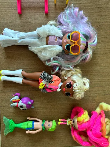 LOL + Barbie mermaid man - good used condition