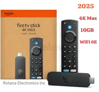 Amazon Fire TV Stick 4K Max (2025) - 16GB, WiFi 6E, Brand New