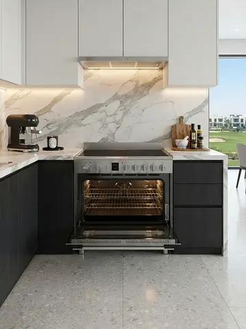 Bosch 90x60Cm Ceramic Electric Cooker, Freestanding Stove
