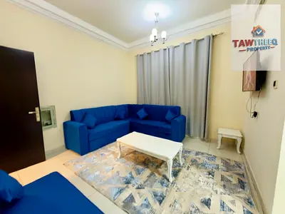 Two Bedroom Apartment for Monthly Rent in Al Rawda 1 Ajman Furnished with New Furniture Including Bills Internet and Maintenance