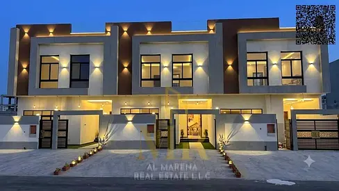 Al Zahia – Ajman | Villa with price inclusive of registration fees + electricity, water, and A/C connection fees | 3 bedrooms + excellent finishing qu
