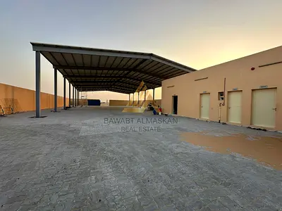 20,000 sq.ft Open Yard with Large Shed for Rent in Al Sajaa Industrial Area, Sharjah | 230 kva Electricity | 5 offices |
