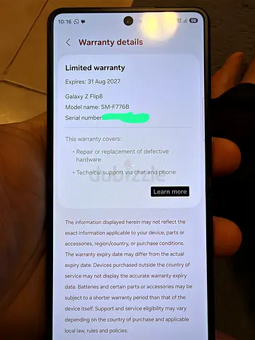 Samsung Z flip 8 256 gb TDRA