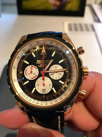 Breitling Chronomatic 49mm 18k rose gold