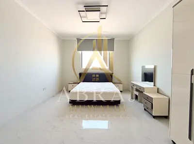 *Brand New*1BHK Fully Furnished /2 Months Free with Balcony Wardrobe 44k rent Close Kitchen Family Building Central Ac+Central Gas